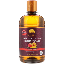 Tree Hut, Увлажняющий гель для душа с маслом ши, тропическое манго, 502 г