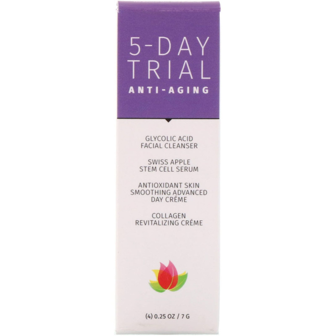 Reviva Labs, 5-Day Trial Kit, Anti-Aging, 4 Piece Kit, 0.25 oz (7 g) Each