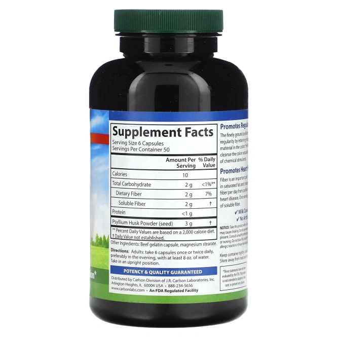 Carlson, Hi-Fiber, 300 капсул