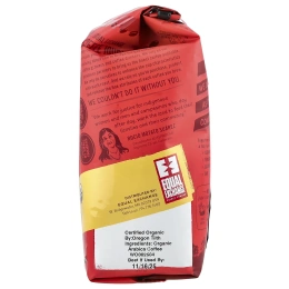 Equal Exchange, органический кофе, молотый, полная городская обжарка, без кофеина, 340 г (12 унций)