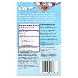 Viactiv, Omega Boost®, жевательные конфеты, цитрусовая страсть, 30 кусочков жевательного геля