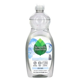 Seventh Generation, Жидкость для посуды, без добавок и прозрачность, 561 мл (19 жидк. унц.)