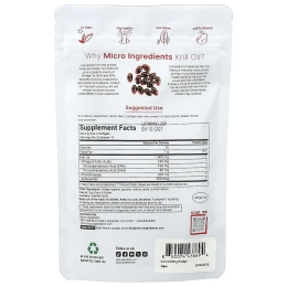 Micro Ingredients, масло антарктического криля, 150 капсул (500 мг в 1 капсуле)