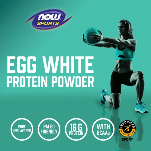 Now Foods, Egg White Protein, Protein Powder, 1.2 lbs (544 g)
