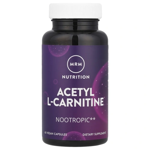 Ацетил L-карнитин MRM Nutrition 500 мг, 60 веганских капсул