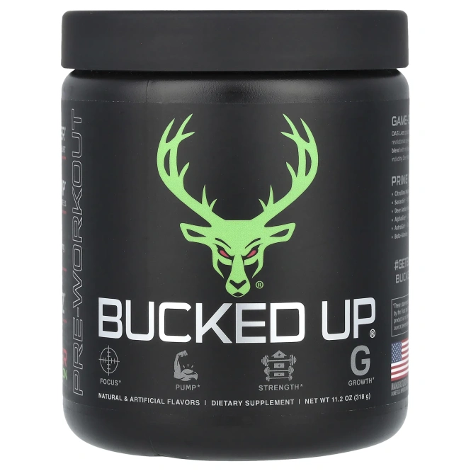 Bucked Up, Предтренировочный комплекс, арбузный, 0,69 фунта (312 г)