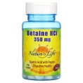 Nature's Life, Betaine HCI, 350 mg, 100 Tablets