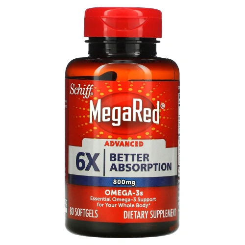 Schiff, MegaRed, Advanced, 800 мг, 80 мягких таблеток