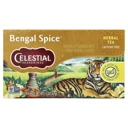 Celestial Seasonings, Herbal Tea, Bengal Spice®, без кофеина, 20 чайных пакетиков, 47 г (1,7 унции)