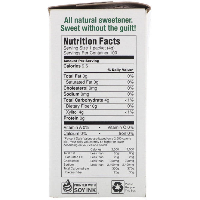 Xyla, Совсем как сахар! 100 пакетиков по 4 г