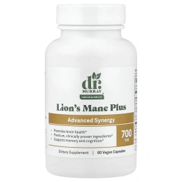 Dr. Murray's, Lion's Mane Plus, 60 веганских капсул