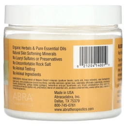 Abra Therapeutics, Натуральная пена для ванн, блаженная гармония, пачули и ладан, 397 г