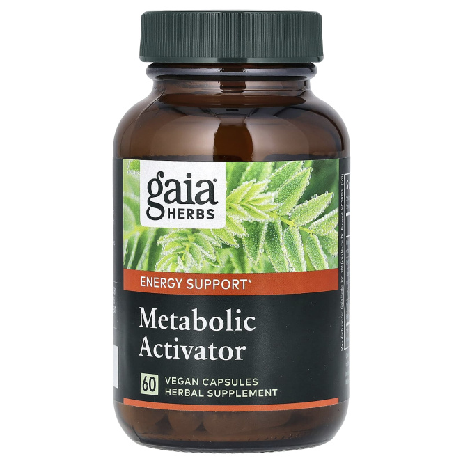 Gaia Herbs, Metabolic Activator, активатор метаболизма, 60 веганских капсул