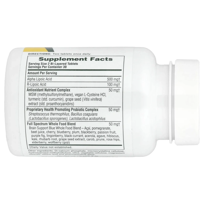 Nature's Plus, Ультра Липоевая, 60 мини-таблеток