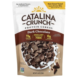 Catalina Crunch, протеиновые хлопья, темный шоколад, 255 г (9 унций)
