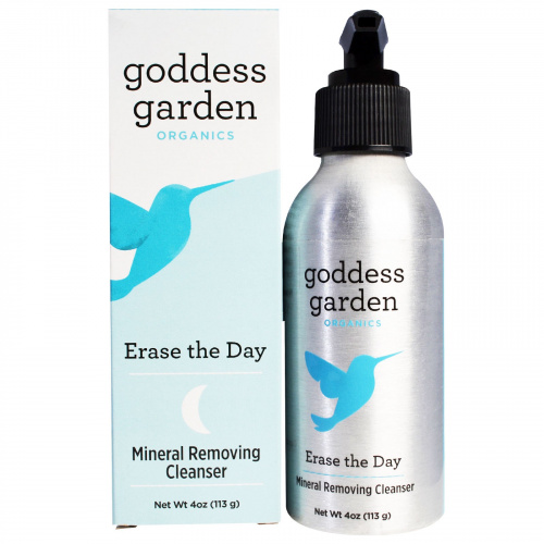 Goddess Garden, Organics, Сотрите день, Минеральное удаляющее чистящее средство, 4 унции (113 г)