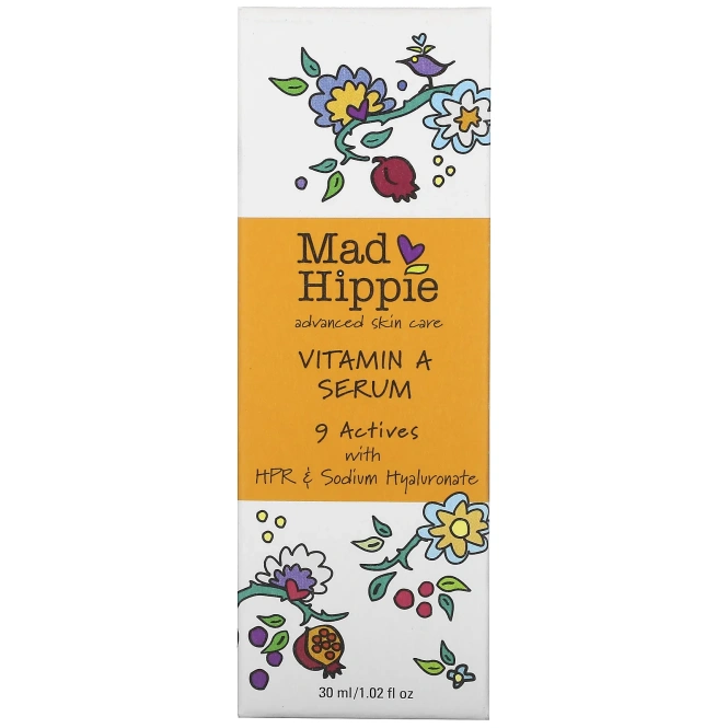 Mad Hippie Skin Care Products, Сыворотка с витамином A, 1,02 жидкая унция (30 мл)