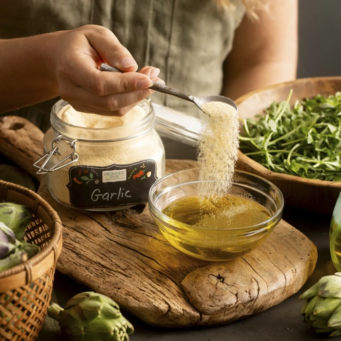 Frontier Co-op, гранулы органического чеснока, 453 г (16 унций)