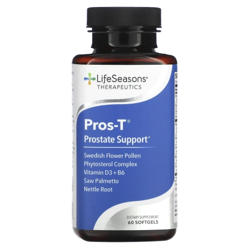 LifeSeasons, Гландулярная поддержка Pros-T, 60 мягких таблеток