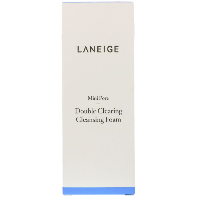 Laneige, Мини-поры, двойная осветляющая очищающая пена, 150 мл