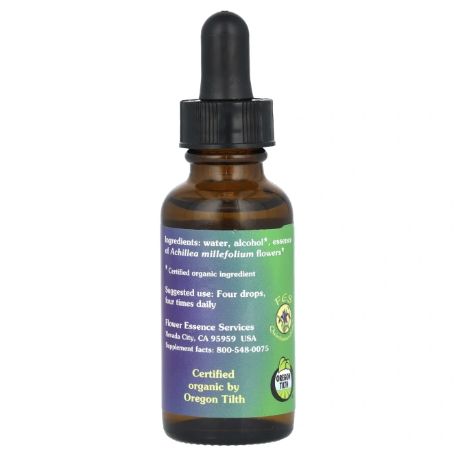 Flower Essence Services, Тысячелистник, цветочная эссенция, 30 мл