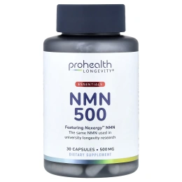 ProHealth Longevity, Essentials, NMN 500, 500 мг, 30 капсул