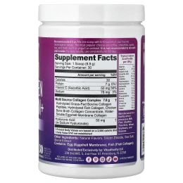 Vitauthority, Collagen Protein+, коллаген нескольких типов, с ванильным вкусом, 267 г (9,42 унции)