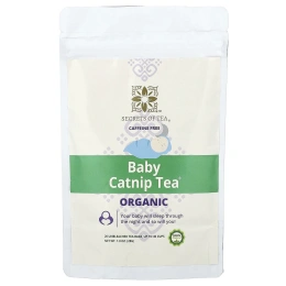 Secrets of Tea, Organic Baby Catnip Tea®, без кофеина, 20 неотбеленных чайных пакетиков, 28 г (1 унция)