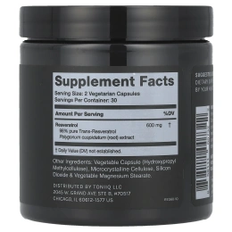 Toniiq, Ресвератрол, 60 капсул