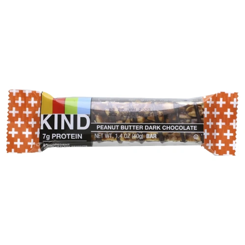 KIND Bars, Plus, Peanut Butter Dark Chocolate, 12 Bars, 1.4 oz (40 g) Each