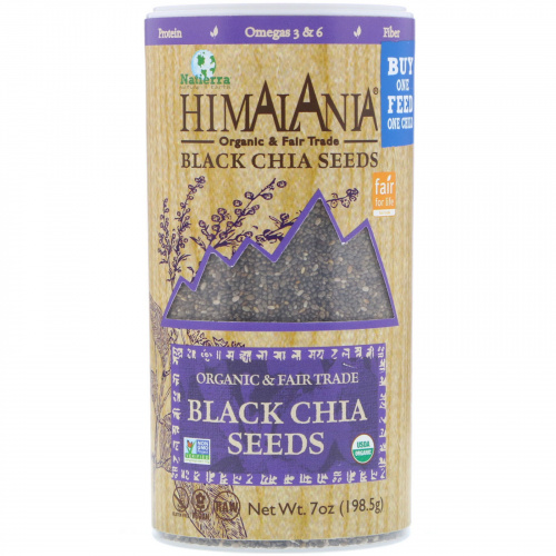 Himalania, Black Chia Seeds, 7 oz (198.5 g)
