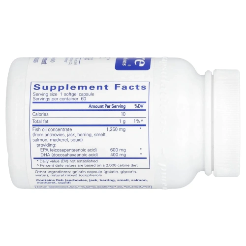 Pure Encapsulations, ONE ™ Omega, 60 мягких капсул