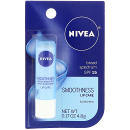 Nivea, Smoothness, уход за губами, SPF 15, 4,8 г