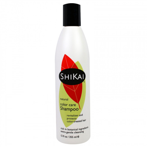 Shikai, Натуральный шампунь для ухода за окрашенными волосами, 355 мл