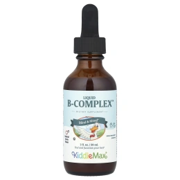 Maxi Health, KiddieMax® Liquid B-Complex ™, натуральные ягоды, 59 мл (2 жидк. Унции)