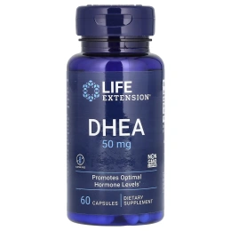 Life Extension, ДЭА (дегидроэпиандростерон ) 50 мг, 60 капсул