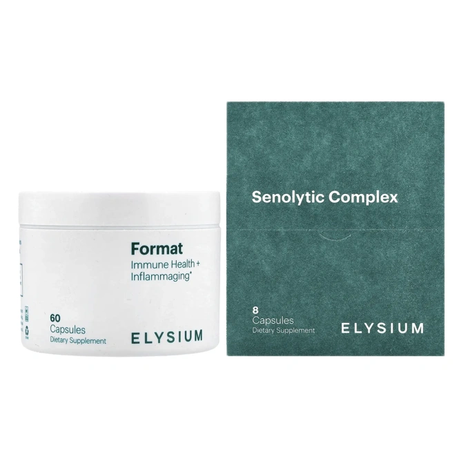 Elysium, Format Immune Health + Сенолитический комплекс против воспалений, 68 капсул