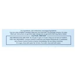 Nellie's, кубики для стирки, средство для стирки без пластика, без запаха, 16 загрузок, 240 г (8,47 унции)