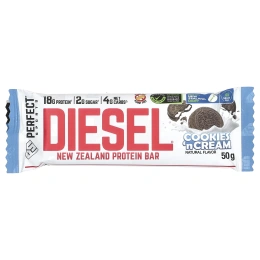 PERFECT Sports, Diesel, протеиновый батончик из Новой Зеландии, печенье с кремом, 12 батончиков, по 50 г