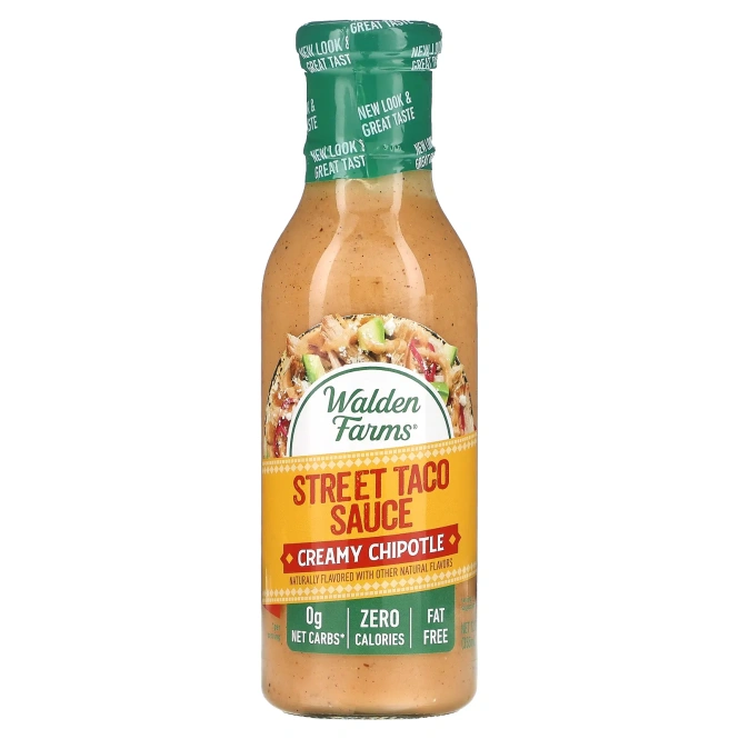 Walden Farms, Street Taco Sauce, сливочное чипотле, 355 мл (12 жидк. унц.)