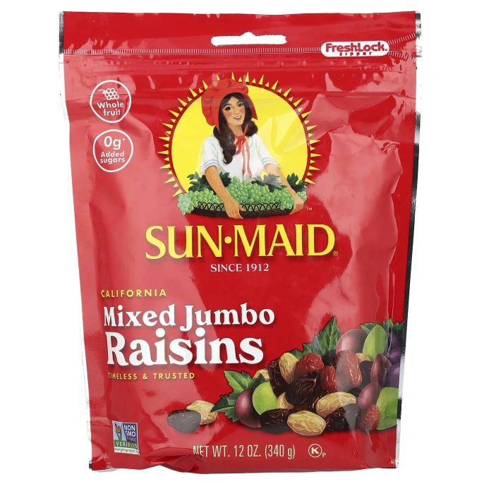 Sun-Maid, калифорнийский изюм, большой размер, 340 г (12 унций)