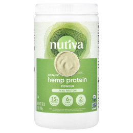 Nutiva, Порошок из органического конопляного протеина, 454 г (1 фунт)