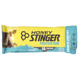 Honey Stinger, Протеиновый батончик, кокос и миндаль, 15 батончиков, 42 г (1,5 унции)