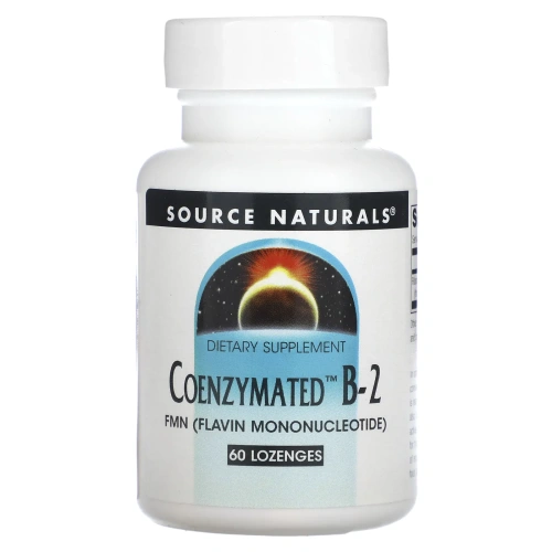Source Naturals, Coenzymated B-2, сублингвально, 60 таблеток