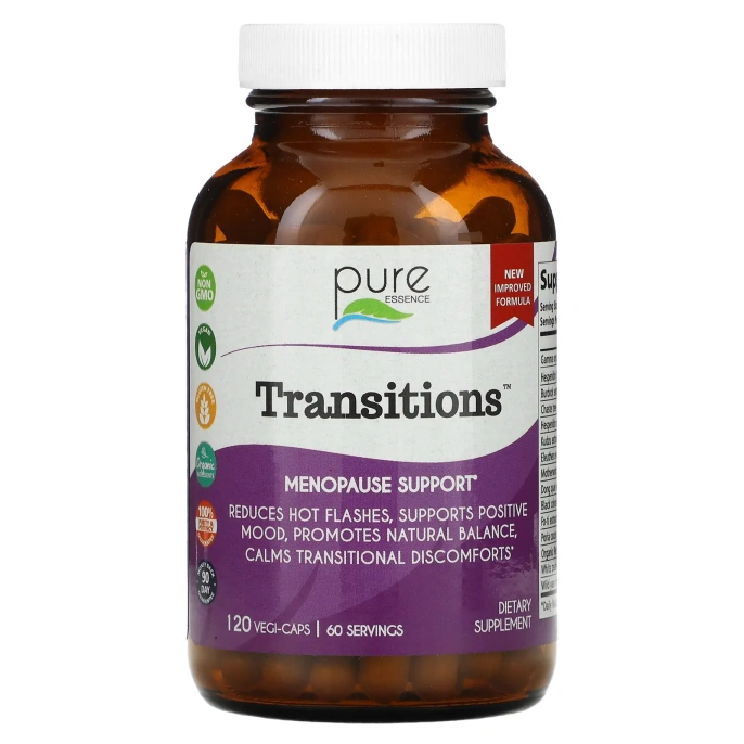 Pure Essence, Transitions, 120 капсул в растительной оболочке