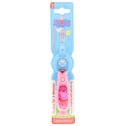 Brush Buddies, Зубная щетка Peppa Pig, с таймером, мягкая, 1 зубная щетка