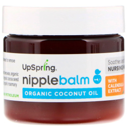 UpSpring, Nipplebalm, Organic Coconut Oil, 2 fl oz (60ml)