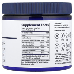 Trace, ZEROLyte Powder, лимонад с солеными ягодами, 315 г (11,1 унции)