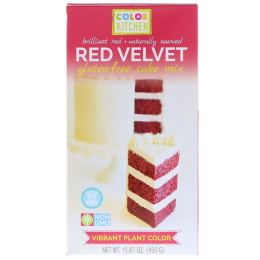 ColorKitchen, Безглютеновая смесь для выпечки, Красный бархат, 15,87 унц. (450 г)