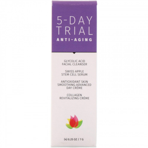 Reviva Labs, 5-Day Trial Kit, Anti-Aging, 4 Piece Kit, 0.25 oz (7 g) Each